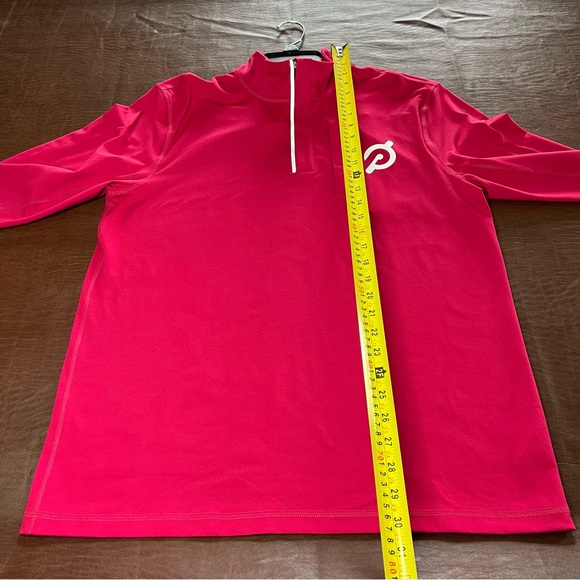 Peloton Venture Half Zip Pullover Sweater by Fourlaps Activewear Mens Medium - Picture 5 of 12